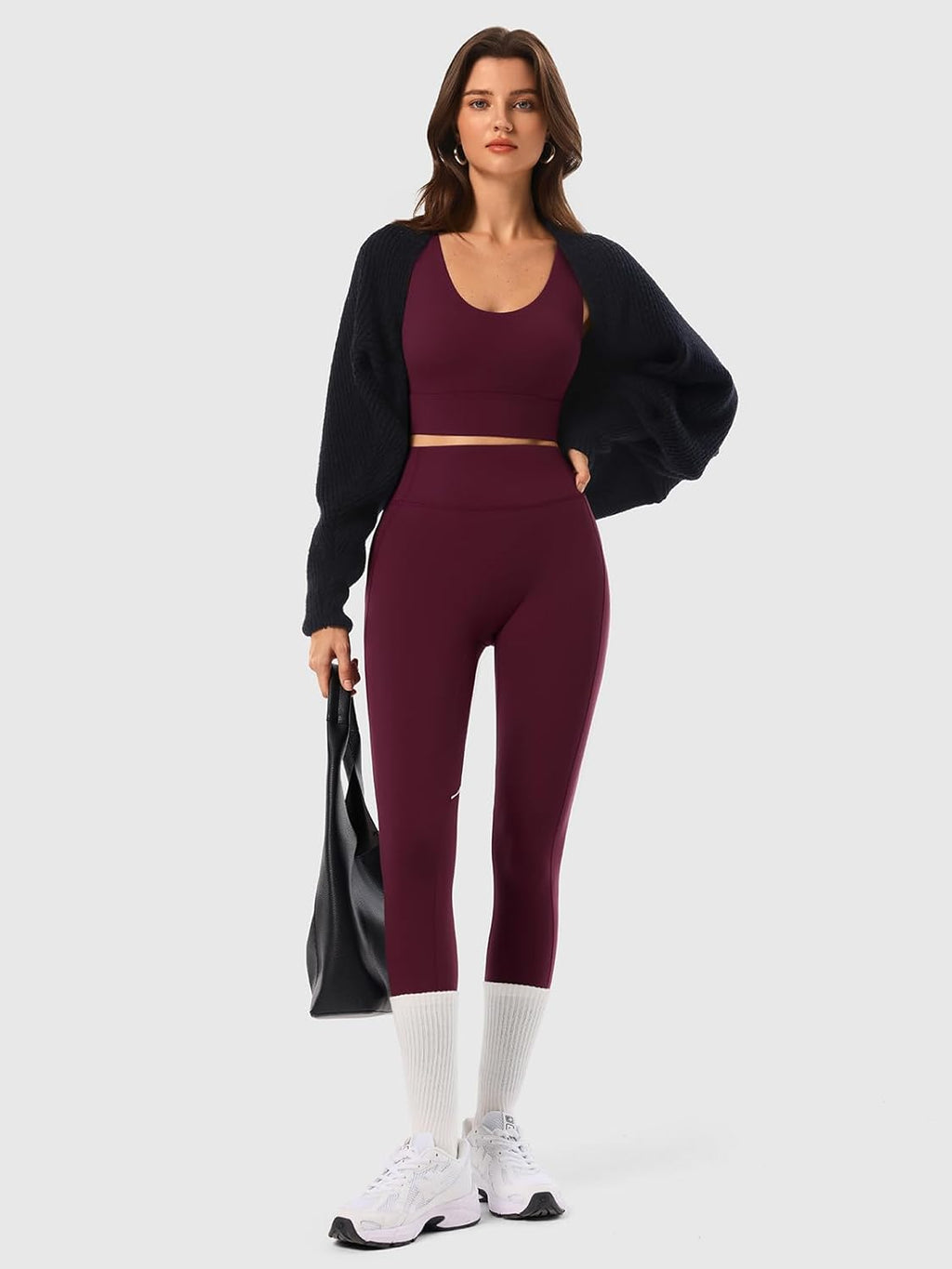 Women's High Waisted Yoga Leggings with Tummy Control, No Front Seam Scrunch Butt Lifting Yoga Pants