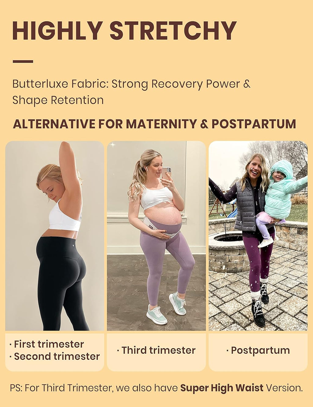 CRZ YOGA Butterluxe Yoga Leggings 25" - High Waisted Buttery Soft Womens Workout Lounge Pants