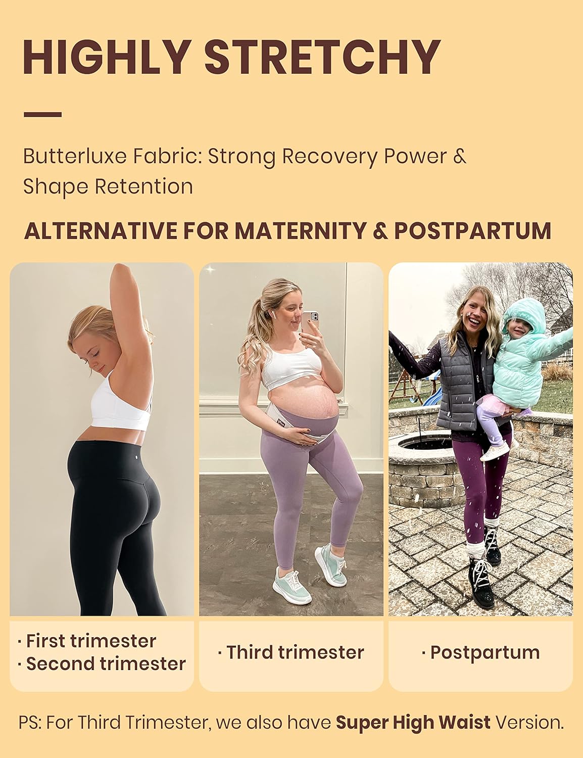 CRZ YOGA Butterluxe Yoga Leggings 25" - High Waisted Buttery Soft Womens Workout Lounge Pants